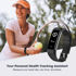 Picture of Kummel Fitness Tracker with Heart Rate Monitor, Waterproof Activity Tracker with Pedometer & Sleep Monitor, Calories, Step Tracking for Women Men Black