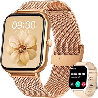 Picture of Smart Watch for Women Fitness Tracker: 1.83 Inch Bluetooth Call Smartwatch with Blood Oxygen Blood Pressure Monitor Compatible with Android Ios 100+ Sport Mode Heart Rate Steps Counter Waterproof Ip67