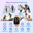 Picture of Smart Watch for Women Fitness Tracker: 1.83 Inch Bluetooth Call Smartwatch with Blood Oxygen Blood Pressure Monitor Compatible with Android Ios 100+ Sport Mode Heart Rate Steps Counter Waterproof Ip67