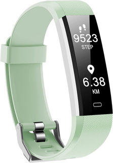 Picture of Kummel Fitness Tracker with Heart Rate Monitor, Waterproof Activity Tracker with Pedometer & Sleep Monitor, Calories, Step Tracking for Women Men Light Green