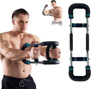 Picture of HOTWAVE Twister Arm Exerciser,Adjustable Spring Workout Bar, Forearm Triceps Chest Enhanced Exercise Strengthener,Portable Home Fitness Equipment